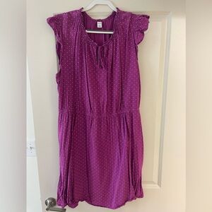Old Navy Purple Polka Dot Dress